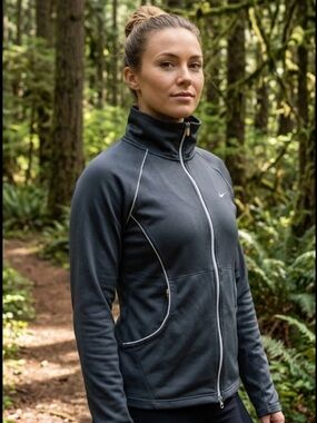 Nike Black Full-Zip Jacket Women’s Size XS petite